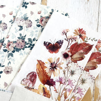 Collage Tissue: Vintage Butterflies and Florals