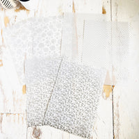 Vellum Paper Pack : Silver Foil Designs