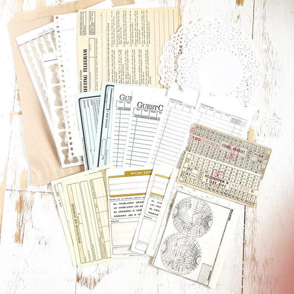 Vintage Style Collage kit: Christy Hand Picked Favorite #1