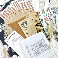 Vintage Style Ephemera Collage kit: Christy Hand Picked 2.0