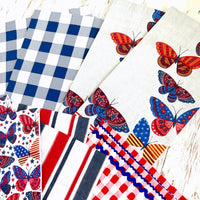 Collage Tissue: Americana Butterfly