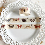20mm Washi Roll: Butterfly Stamp