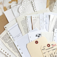 Vintage Style 6x6 Kit Refill: Basic Pages
