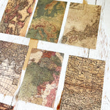 Book Paper Set: Old World Map