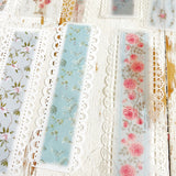 Lace Paper strips: Cloud floral