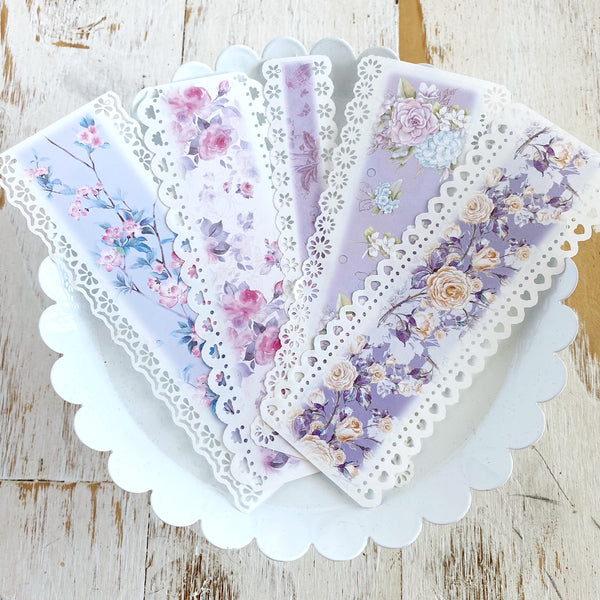 Lace Paper strips: Floral Mist