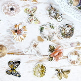 Die Cut Paper Stickers: Old Time