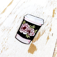 Fabric Patch: Floral Cup