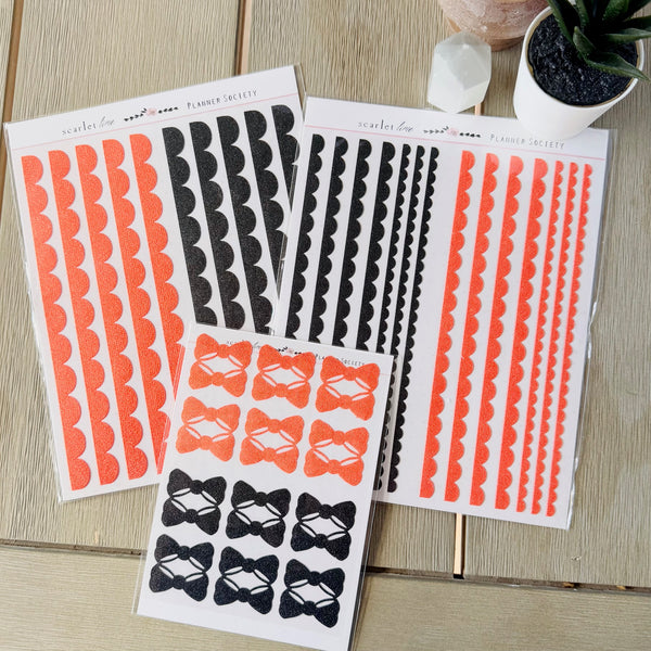 Halloween Glitter Edger Pack