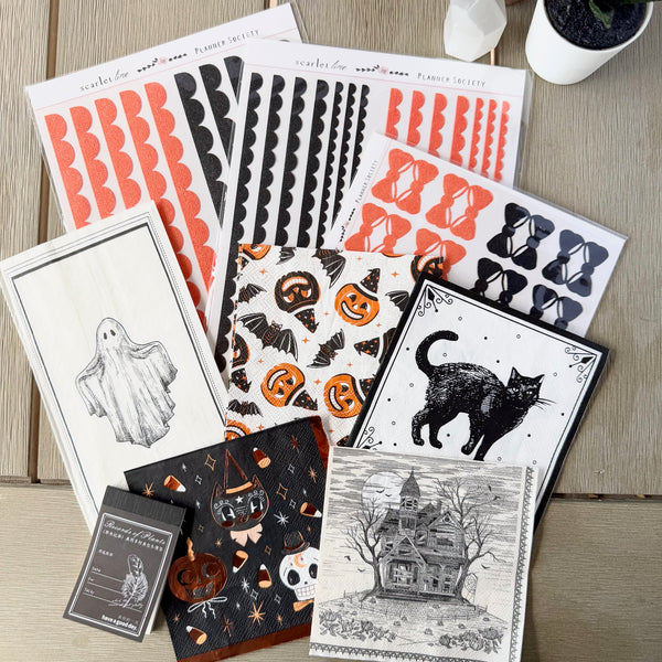 Collage Napkin Kit: Halloween Color
