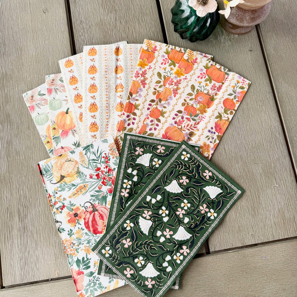 Vintage Pumpkin Napkin Kit