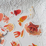 Fox & Friends Vellum Stickers