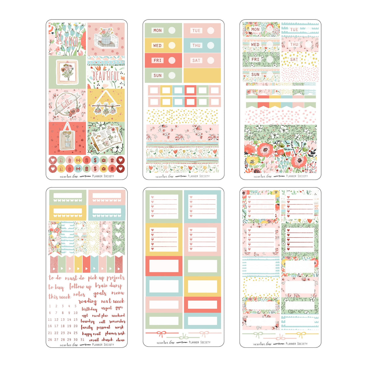 Mini Box Sticker Kit: May 2021 – The Planner Society