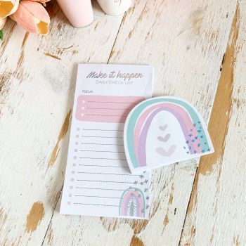 TPS Sticky Note/Note Pad: Rainbow Pastel