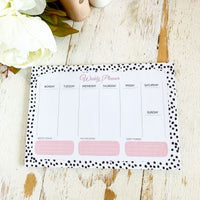 TPS Sticky Note/Note Pad: Weekly Notepad Dots