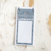 TPS Sticky Note/Note Pad: House-Medium Dusty Blue