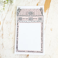 Notepad: Large House Pink