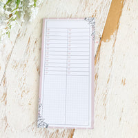 TPS Sticky Note/Note Pad: Dusty Pink To Do List