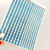 Mini Glitter Edgers: Sapphire Blue