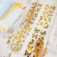Die Cuts Stickers: Yellow Illusion